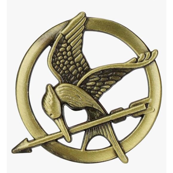 Katniss Everdeen Cosplay Prop Replica Mockingjay Pin Hunger Games Theme Pendant - Picture 1 of 4